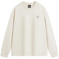 XTEP特步卫衣女款2025秋冬季休闲时尚百搭圆领加绒保暖套头运动服