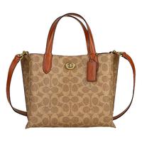 COACH蔻驰女士Willow中号老花手提单肩斜挎包C8562-B4NQ4