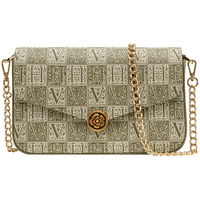 VANESSA HOGAN VH女包山茶花信封包老花高级感单肩斜挎链条包 黄棕色+绿野仙踪礼盒