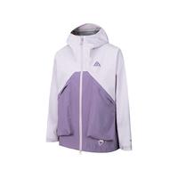 ANTA安踏张雨霏同款水壳冲锋衣丨大地之壳女防风防水服外套 【水壳2.0】治愈粉/绸灰紫-5 S(女160)