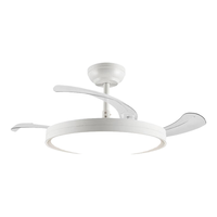 雷士 NVC Lighting照明 雷士 NVC Lighting风扇灯白色大瓦数灯具高亮餐厅吊扇灯隐形客厅灯饰变频三色预售