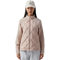 TECTOP 探拓 户外轻薄羽绒服修身连帽保暖羽绒外套 2347234YR 女款藕粉色S