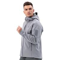 XBIONIC战神软壳衣外套男连帽夹克户外保暖防风防泼水schoeller舒乐软壳 铁灰 L