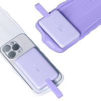 ROMOSS罗马仕 磁吸无线充电宝20W快充1万毫安时自带线 支持苹果Magsafe 适用于苹果华为小米手机  芋泥紫 【自带线】20W快充丨芋泥紫