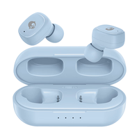 全民K歌 真无线通话降噪入耳式运动防水通话音乐游戏通用超长续航适用于荣耀OPPO小米华为蓝牙耳机 青蓝色