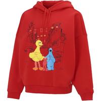 adidas NEO 连帽宽松卫衣女装上衣运动休闲时尚套头衫