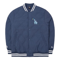 NEW ERA纽亦华2023MLB长袖系列棒球服刺绣男女同款棉服 13789121-蓝色 M