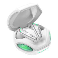 联想 来酷EW328电竞低延迟游戏无线蓝牙耳机5.3 音乐运动跑步耳机 适用于苹果华为小米手机 白色 【游戏耳机】白色