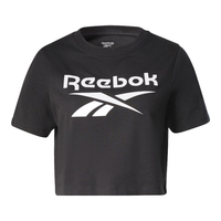 Reebok锐步夏季女子TEE经典复古基础LOGO款圆领短款短袖T恤 HB2276 A/XS