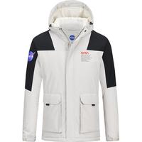 冬季户外保暖撞色时尚外套户外服男款夹棉户外服外套