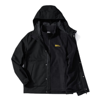Jack Wolfskin 狼爪 男子三合一冲锋衣 5122131-6000 黑色 M