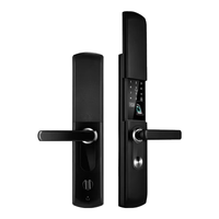 WEIHENG 威恒 指纹锁电子锁密码锁智能门锁 家用防盗门执手式推拉式家用