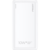 品胜充电宝10000毫安大容量超薄小巧便携迷你便携宿舍移动电源可上飞机适用苹果华为小米手机 白