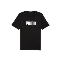 彪马(PUMA)运动休闲春夏宽松短袖T恤男2025简约圆领上衣690237 黑色-01 XL (185/104A)