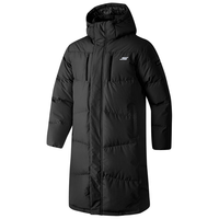 斯凯奇Skechers羽绒服女中长款保暖连帽上衣外套男装P423M128