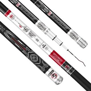 SHENSHA 神鲨 攻湖5.7米鱼竿超轻超硬碳素钓鱼竿手竿19调台钓竿鲤鱼杆渔具套装