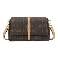 包包女时尚百搭单肩包大容量女士简约印花小方包休闲斜挎包女包