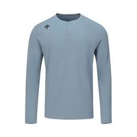 DESCENTE迪桑特TRAINING综训训练男士内搭亨特领长袖针织衫春季