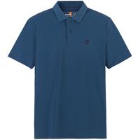添柏岚（Timberland）男装短袖POLO衫24春夏快干轻量宽松|A66DU A66DU288/深靛蓝色 L