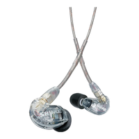 SHURE SE215 入耳式挂耳式动圈有线耳机 透明色 3.5mm