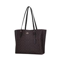 COACH 蔻驰 女士PVC手提托特包 1665 IMAA8 深棕色 大号