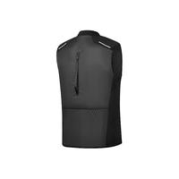 乔丹飞影马甲男2024秋冬季加绒保暖棉服外套男子运动跑步轻型背心 黑色-马甲 M