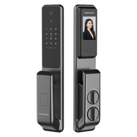 凯迪仕智能门锁 指纹锁密码锁 3D人脸识别 可视大屏 全自动智能入户门锁 太空灰 Z1ProV2