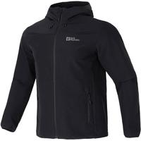 Jack Wolfskin狼爪夹克男春夏户外运动休闲防风保暖软壳外套5303664 664-6000/黑色/拍大一码 S 170/92A