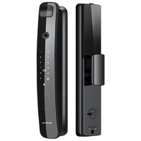 因硕智能门锁 指纹锁 3D人脸识别智能锁 密码锁 电子锁 全自动 入户门 【V9D】人脸识别+wifi远程解锁