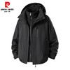 pierre cardin 皮尔·卡丹 皮尔卡丹经典三合一冲锋衣秋冬户外加厚防风防水高品质冲锋衣 多色可选