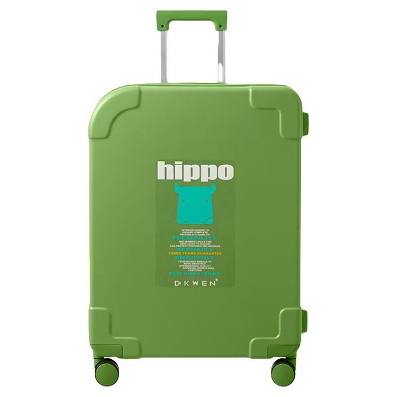 D. KWEN/迪柯文 DKWEN彩色拉杆行李箱大容量20寸拉链款儿童旅行登机箱
