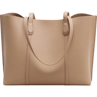 薇妮 VINEY 女士牛皮托特包 796745 杏色 大号