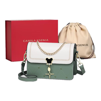 CAMILA KSENIA CK轻奢包包女包生日情人节礼物 绿配白-CK轻奢礼盒装