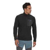 巴塔哥尼亚（Patagonia）R1 Air半拉链保暖抓绒衣40245 BLK-黑色 S