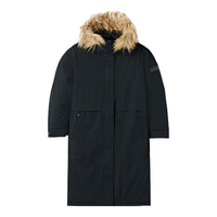  BALANCENB 奥莱特价清仓女士冬季户外时尚保暖长款修身防寒羽绒服 5PB4U252-BK (修身版型) S