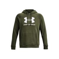 安德玛（Under Armour）UA  男子训练运动圆领长袖连帽卫衣 1379758 390绿色 L 