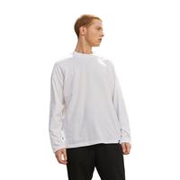 准者长袖T恤男篮球春秋季运动美式上衣纯色宽松休闲卫衣