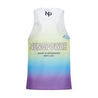 NP能跑马拉松跑步背心柠檬紫男款透气意大利面料破风3nengpower