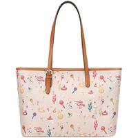 稻草人 女士单肩托特包 82011180119 涂鸦款