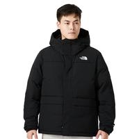 北面（The North Face）北面抗寒羽绒服男秋冬户外防风保暖面包服700蓬鹅绒夹克外套 JK3/黑色/拉链口袋 L