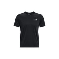 安德玛 UNDERARMOUR）男子短袖春夏跑步T恤衫运动服户外休闲干爽透气半袖 1369743-001黑色/轻质 L