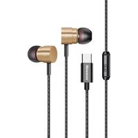 Newsmy/纽曼 降噪 有线入耳式耳机 金色【Type-C接口】带麦 3.5mm