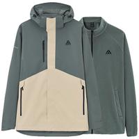 ANTA 安踏 水壳冲锋衣丨三合一加绒冲锋衣外套男女防风户外登山保暖抓绒