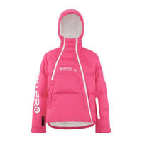 波司登新款女潮流滑雪涂鸦印花鹅绒创意街头GORE-TEX羽绒服B10142152 浆果玫红1456 155/80A