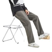 唐狮秋冬季男牛仔裤高街直筒裤窄版潮流帅气秋季美式裤子男