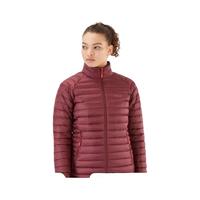 Rab 睿坡22秋冬女士户外立领透气抗寒登山700蓬羽绒服 QDB-17 品红色/DEH 12