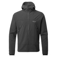 RAB睿坡Shadow男士户外防风轻量弹力耐磨舒适软壳衫425g QFE-85