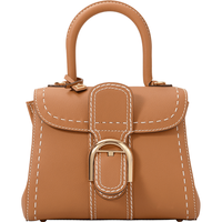 DELVAUX 德尔沃 Brillant系列 女士手提包 AA0406ADW0A 焦糖色 迷你