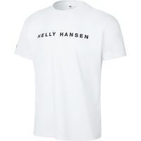 HELLY HANSEN, HH海丽汉森hh24夏款日常休闲棉触感吸湿速干防晒基础短袖T恤 白色-男 L