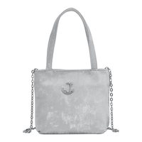  ST&SAT/星期六 百搭 女士手提包 链条  银色 中